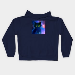 Cosmos Cat is Always Watching Kids Hoodie